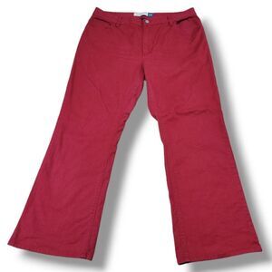 Vintage Gap Jeans Size 16A W36"xL28.5" Women's Red Gap Bootcut Stretch Jeans Y2k